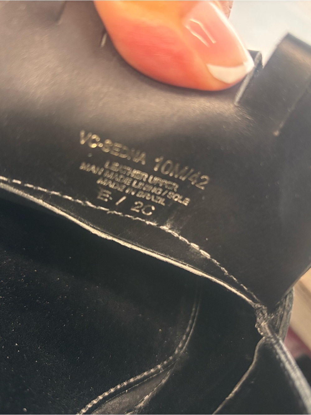 Vince Camuto Black & Cognac Fringe Buckle Heels size 10 - Picture 10 of 10